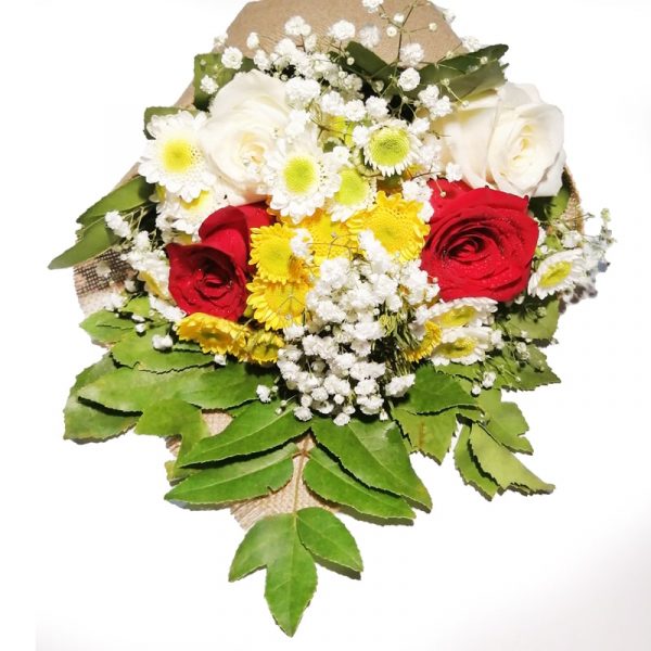 Ramo de rosas rustico 1