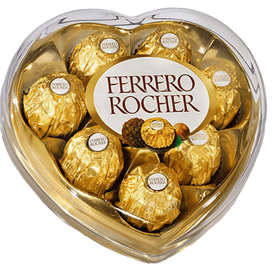Ferrero rocher corazon