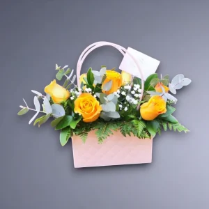 Cartera Rosas Amarillas